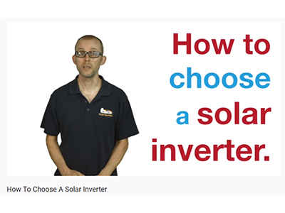 Como Escolher um Inversor Solar